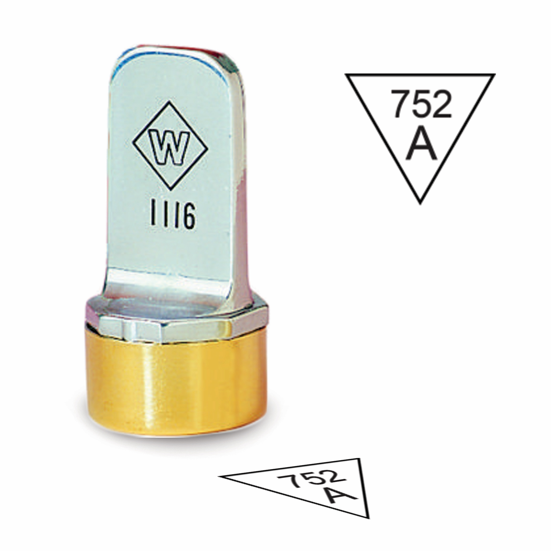 Triangle Inspection Stamps- Neoprene